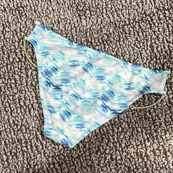 Blue & Turquoise Bikini Bottom - Picture 5 of 5